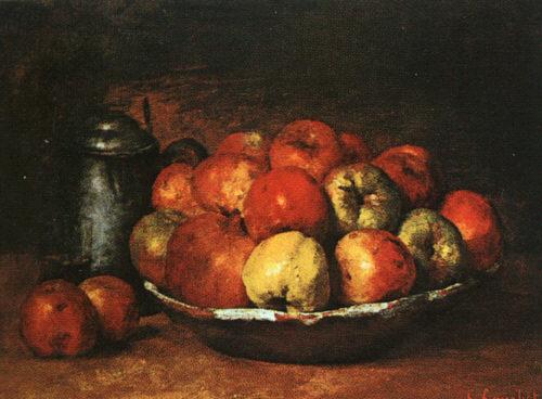 Gustave Courbet Still Life with Apples and Pomegranates Sweden oil painting art